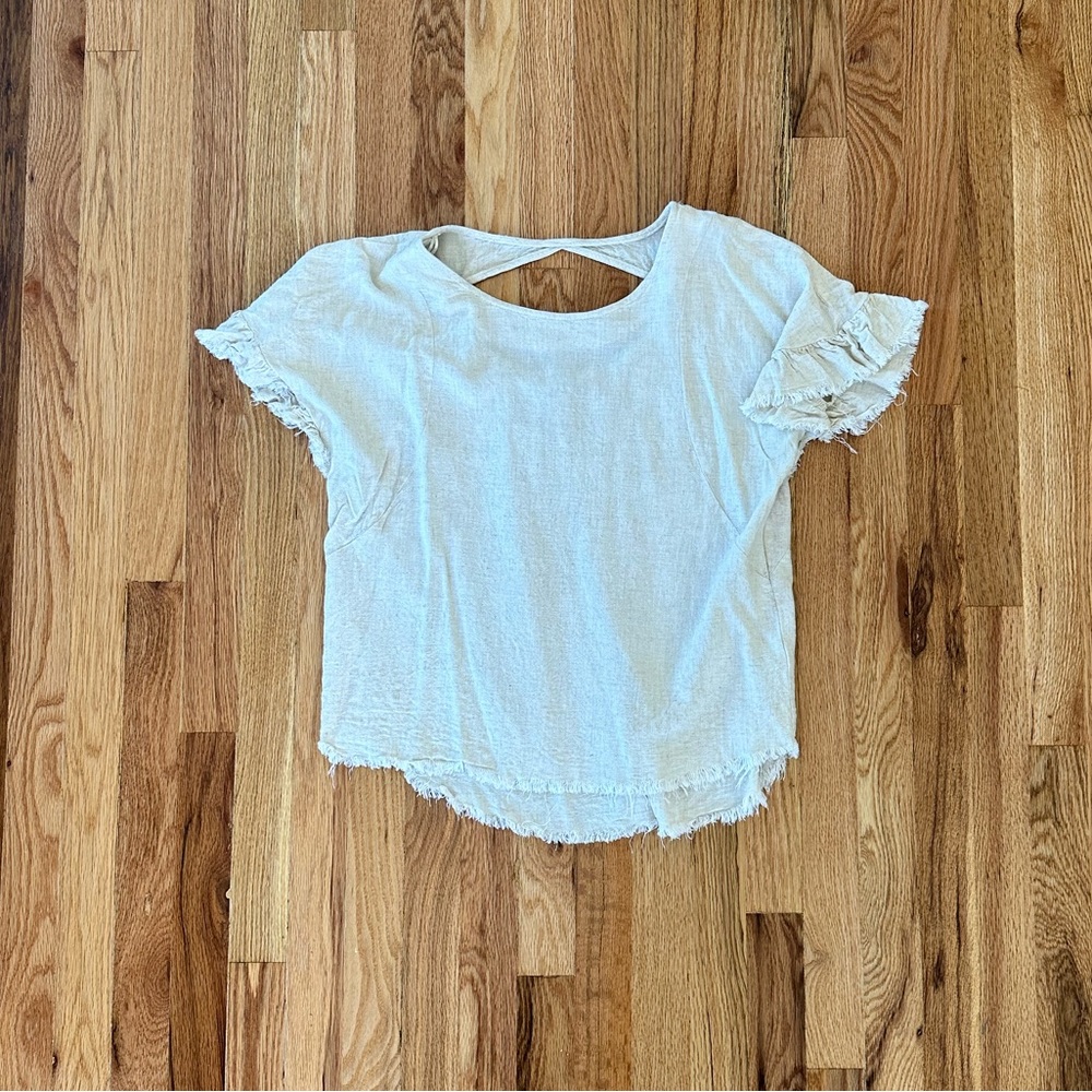 Umgee Maternity Canvas Shirt